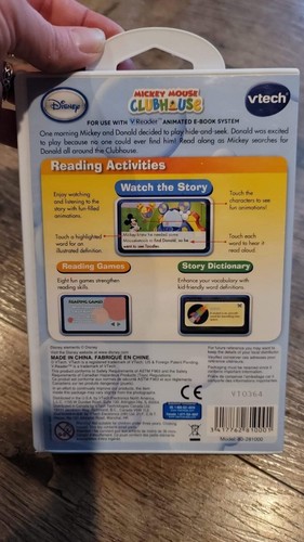 VTech - V.Reader Software Cartridge Mickey Mouse Clubhouse Reading Phonics 5-7 - Picture 2 of 2
