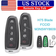 2 For 2014 2015 2016 2017 2018 2019 Ford Taurus Keyless Remote Smart Car Key Fob