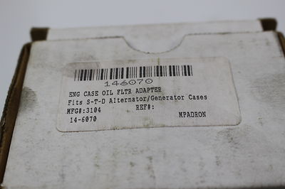 MAY ENGINE CASE OIL FILTER ADAPTER. 14-6070 | eBay