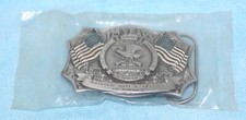 125 Year Celebration Gun Rights NRA National Rifle Association Belt Buckle 1996 