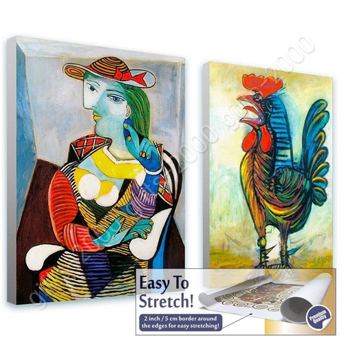 Marie Therese Rooster by Pablo Picasso | Canvas (Rolled) | Set Of 2 Wall art - Picture 5 of 21