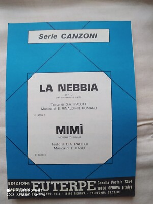 E. RINALDI - N. ROMANO ''LA NEBBIA'' - E. ''MIMI''' BANDS - 1986 - EUTERPE EDITIONS