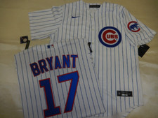 1614 Chicago Cubs KRIS BRYANT "REAL" 2021 Baseball JERSEY LARGE New
