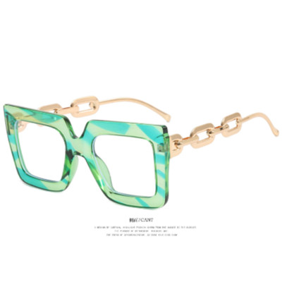 Square Frame Anti Blue Light Reading Glasses Women Clear Lens Oversize Glasses