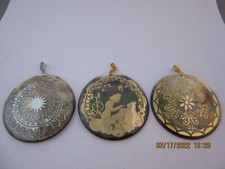 Abalone Mother of Pearl Pendants 3 Beautiful Designs Jewelry Making Supplies