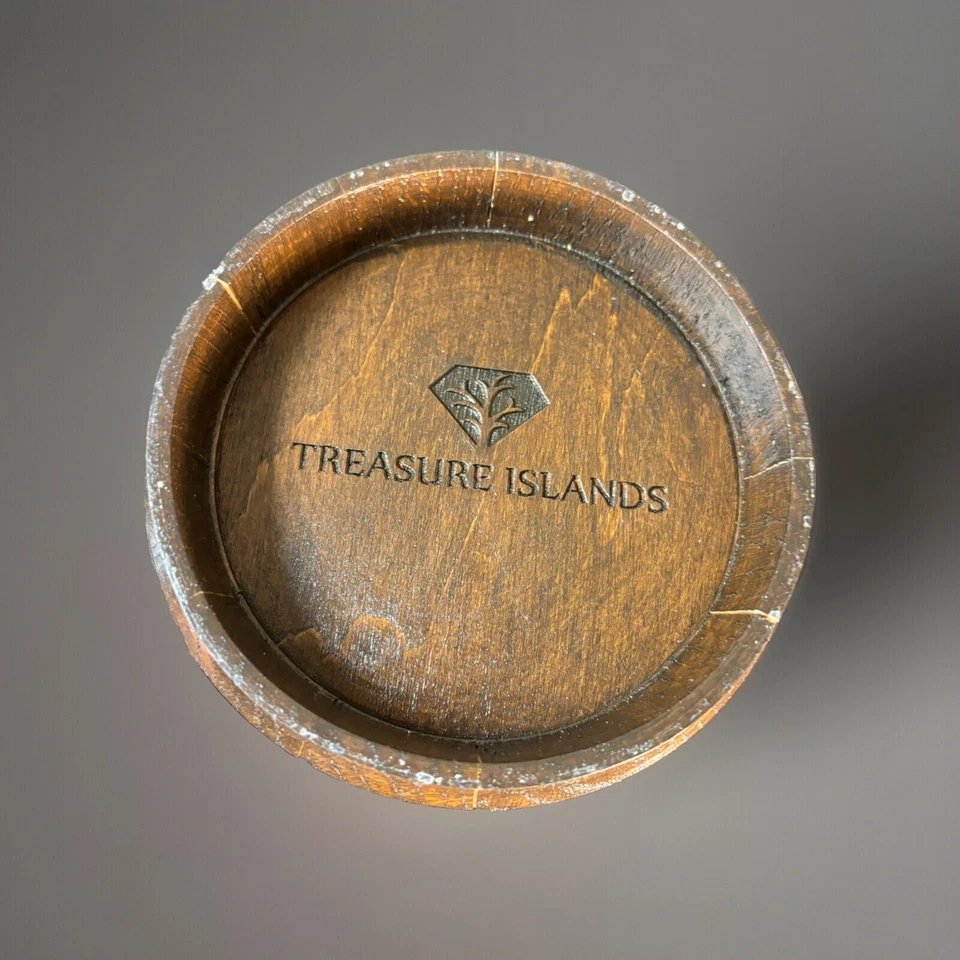 Treasure Island Wood Beer Stein Stainless Steel Insert - Image 4 of 4