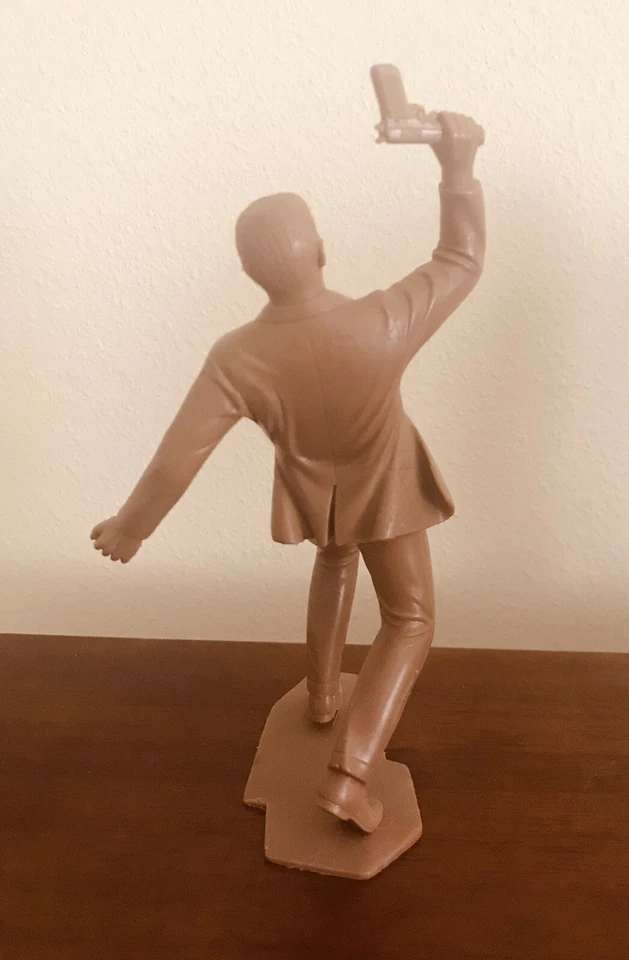 Boneco de ação vintage 1966 The Man from Uncle Brown brinquedo Marx nº 2 - Imagem 3 de 4