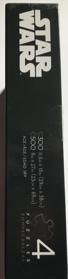 Puzzle 4 en 1 Star Wars, Juegos Disney Buffalo, Sin abrir, Buen estado Foto 2 de 4