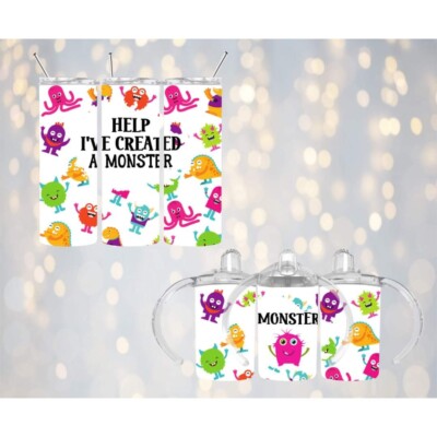 Starbucks Thermo Tumbler - Mama Daddy Mini - Monster - Reusable - 20oz - 12oz