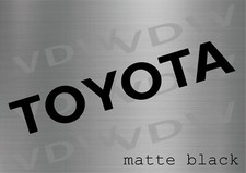 Toyota Tailgate Matte Black Vinyl Decal Sticker Emblem Logo Graphic Lettering