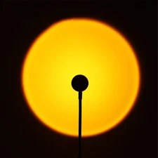 USB Sunset Lamp LED Projector Light for Live Streaming and Selfie,  1 Pack