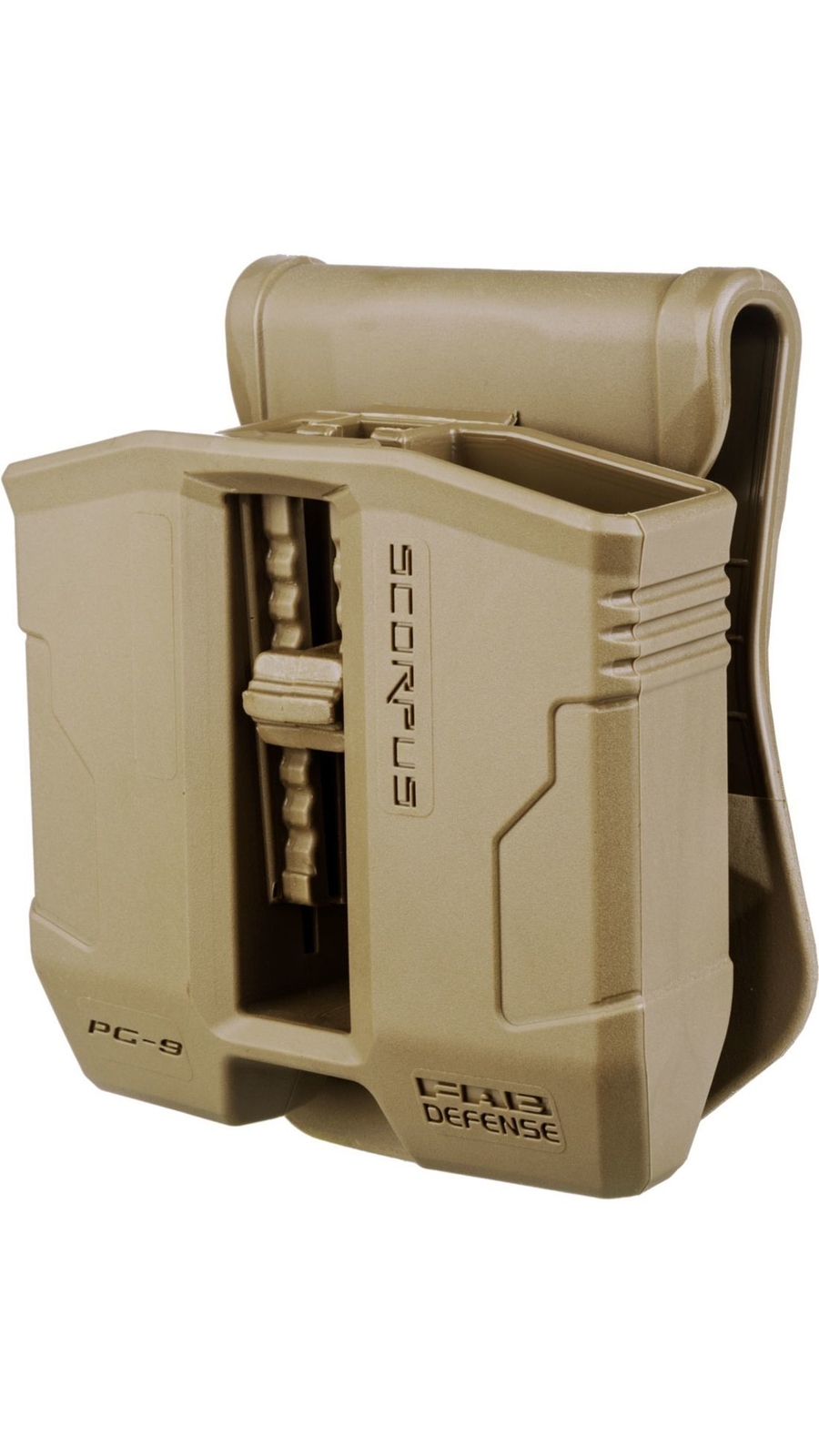 Scorpus Double Magazine Pouch, .45/10mm Single-Stack 1911 Steel : SC-PS1911T-image