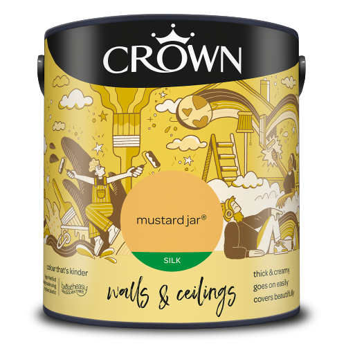 Crown Breatheasy - Mustard Jar - Silk Emulsion - - 2.5L
