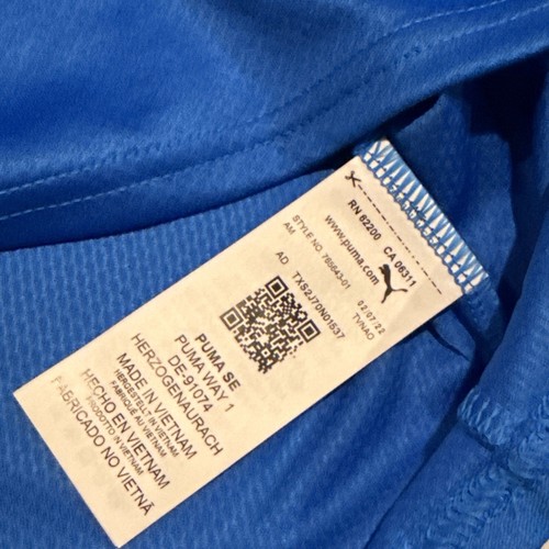 2022-23 Men’s Puma Italy National Team Home Soccer Jersey XL Extra Large Italia - Picture 4 of 12