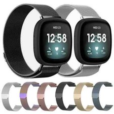 Fitbit Versa 3 4 Fitbit Sense Replacement Milanese Sport Strap Watch Band Mesh