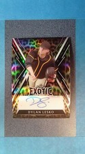 CT12) 2023 Leaf Exotic DYLAN LESKO Auto 1/1 Cheetah Print