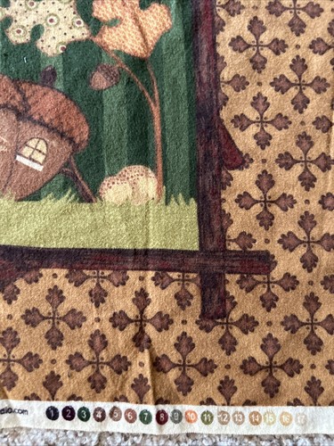 Pannello flanella Danza delle foglie autunnali Bonnie Sullivan tessuto Maywood 29” x 42” - Foto 5 di 6