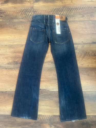 KUYICHI Sugar Low Loose Flare Damen Jeans Hose Weit 26/34 used blau NEU W26 L34