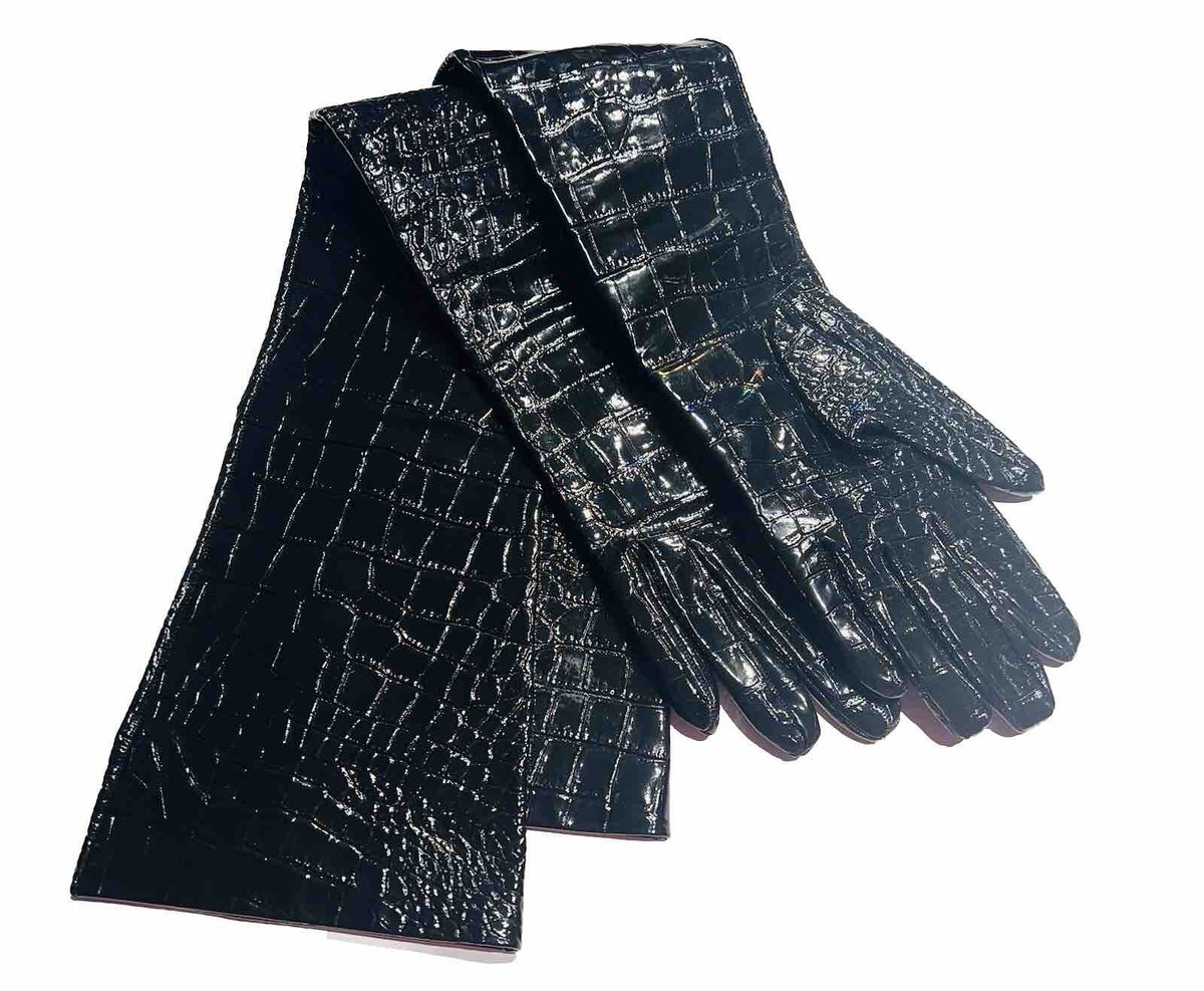 YSL カリプソ CALYPSO GLOVE PATENT Saint Laurent Calypso YSL Long Clutch Bag in Patent