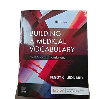 #ad Building a Medical Vocabulary : With Spanish Translations by Peggy C. Leonard... $40.00