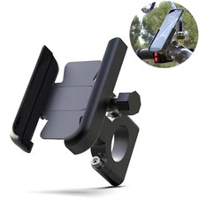 360° Motorcycle Parts Bicycle Handlebar Mount GPS Cell Phone Holder Accessories