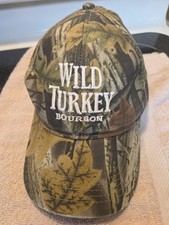 Wild Turkey Bourbon Give ‘Em The Bird Camo Hat .