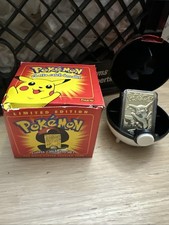 Pokemon Burger King Pikachu 23k Gold Plated Card 1999 with COA