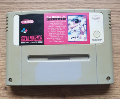 Cal Ripken Jr. Baseball - SNES - Super Nintendo - läuft
