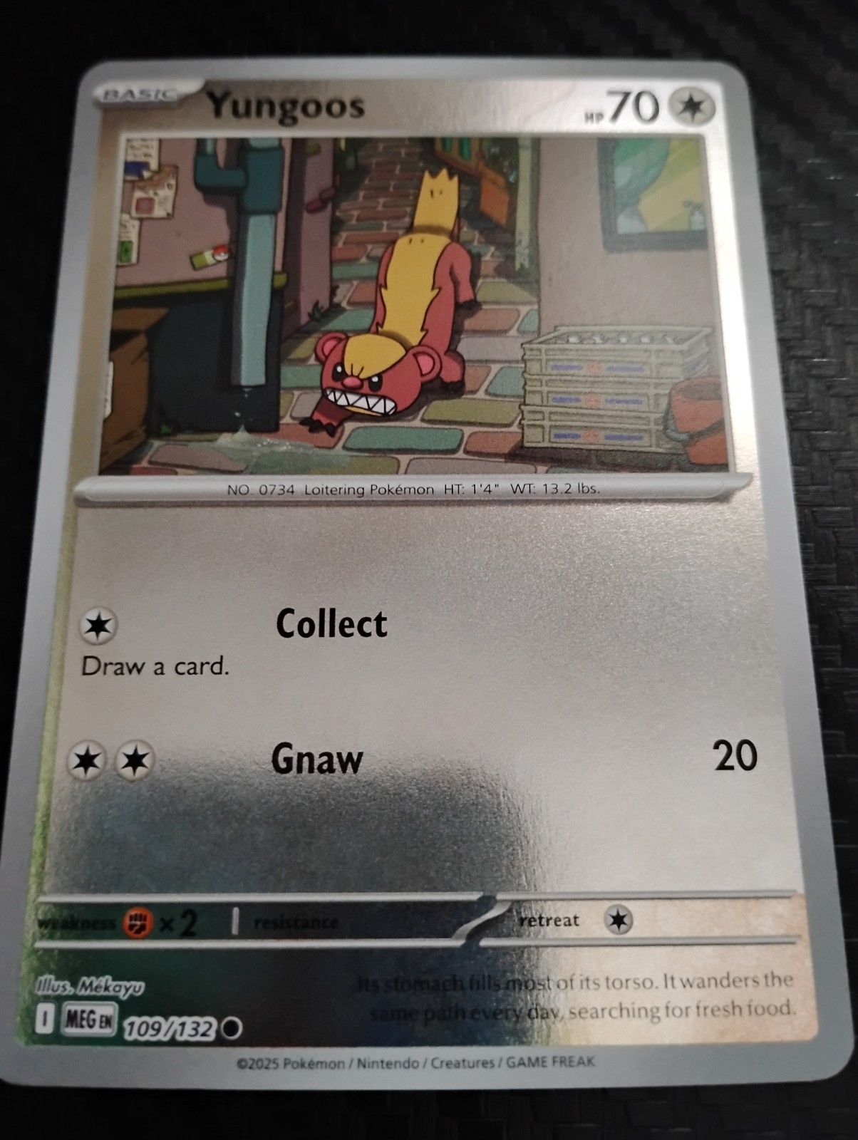 Yungoos 109/132 Me01: Mega Evolution Reverse Holo