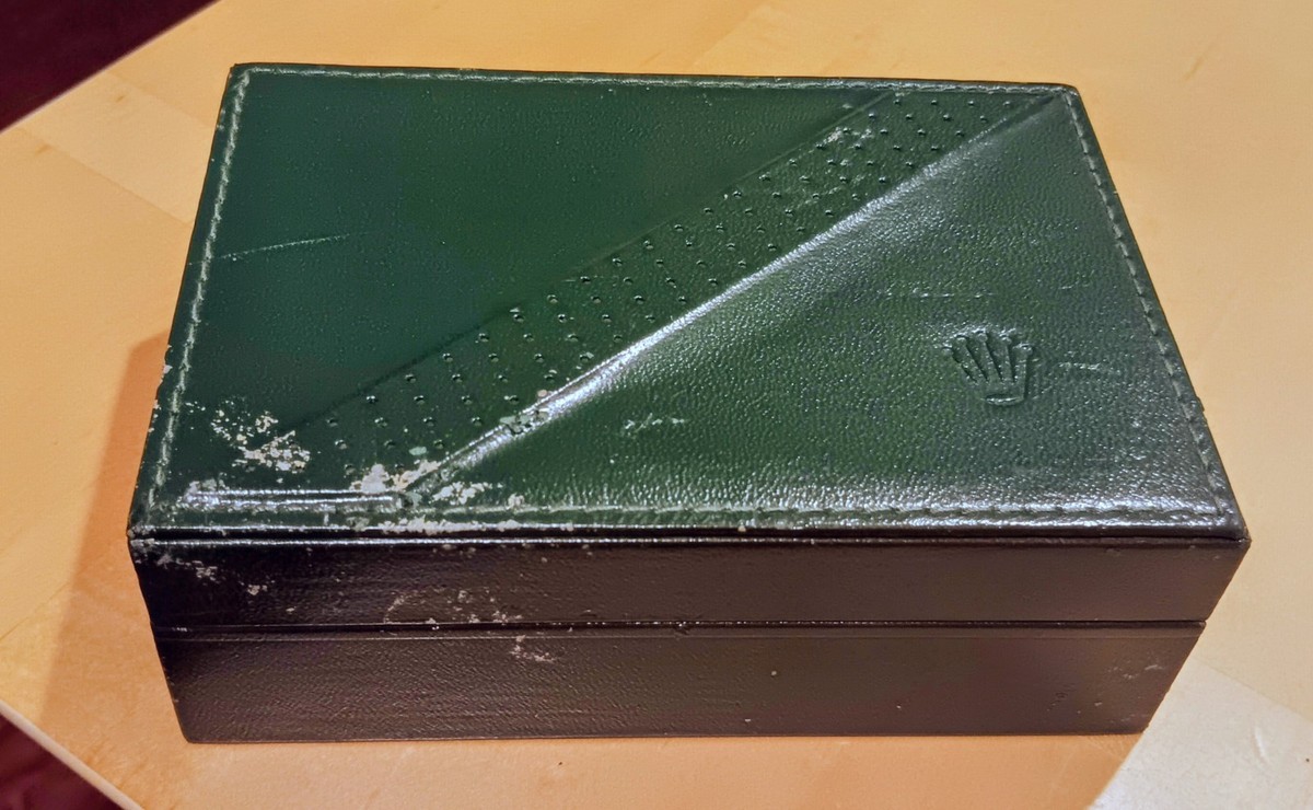 ROLEX グリーン ボックス Vintage Genuine Rolex Green Watch Box Ref. 68.00.06 As Is | eBay