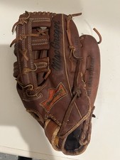 K3997 MacGregor Baseball Glove Right Handed Throw Full Grain Steer Hide EUC
