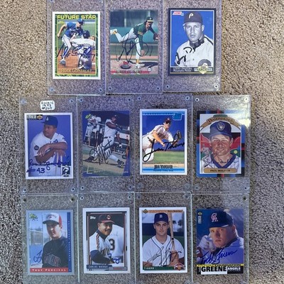 Huge Lot of over 600 - 80 to 90s Baseball Stars! Autos! Nolan Ryan, Griffey Jr 
