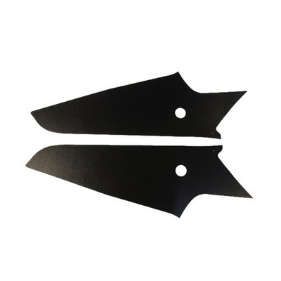 Interior Trim Sail Panels for 1969-1970 Ford Mustang 2 Door Fastback Shiny Black