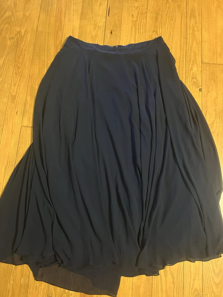 Formal Prom Homecoming Women’s Plus Size Dress Size 21 Two Piece Navy Floral - Image 4 of 4