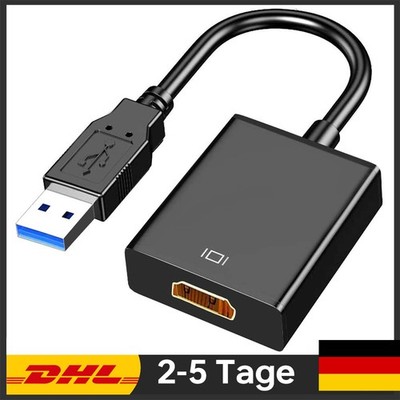 USB 3.0 Videokabel Konverter zu auf HDMI Adapter Für Laptop PC HDTV HD 1080P