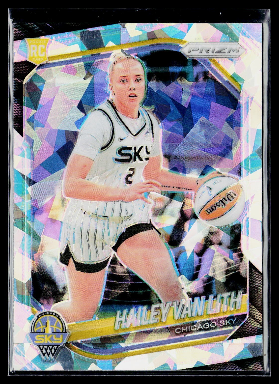 2025 Panini Prizm WNBA Hailey Van Lith Silver Ice Rookie 2