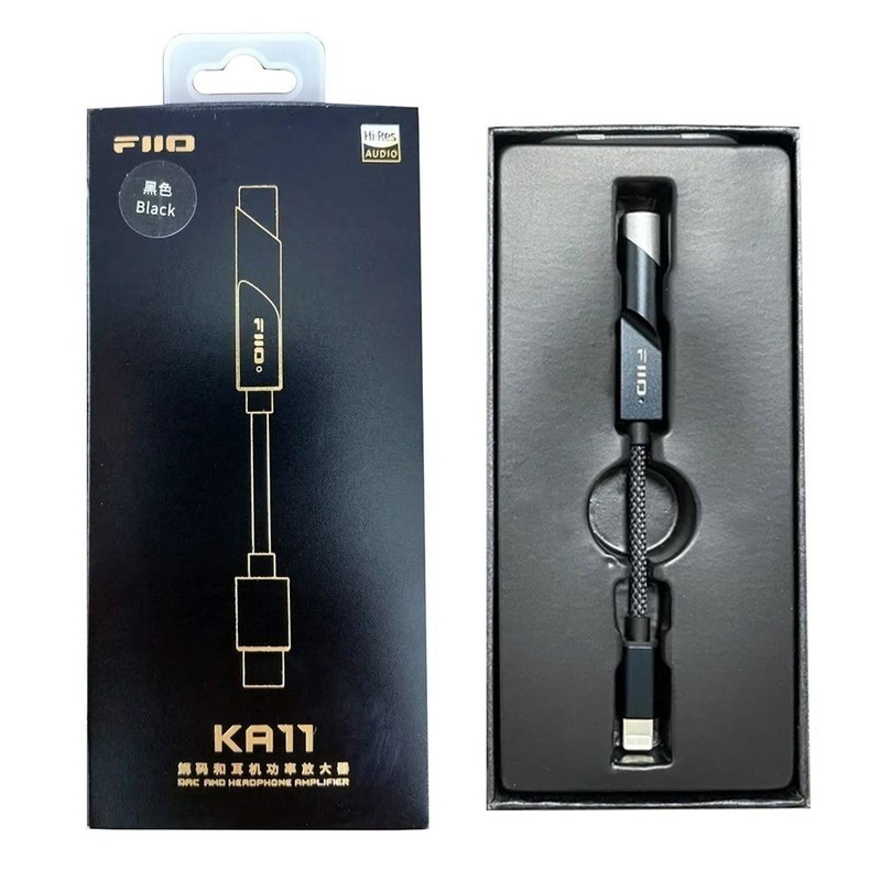 FiiO Jade Audio KA11 USB-C to 3.5mm DAC Amp Dongle 245mW Hi-Res Adaptor