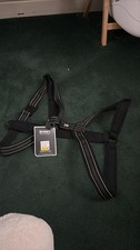Black Hurtta padded y-harness 110cm