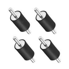 20 x 30mm Rubber Mounts Vibration Isolators with M6 x 18mm Studs 4pcs