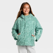 All In Motion Kids Hooded Snowsport Jacket Full Zip Waterproof Long Sleeve