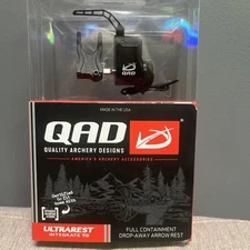 QAD Ultrarest R2 Integrate Arrow Rest Full Arrow Containment New, RH w/Knife-New