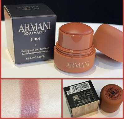 NEW NIB Giorgio Armani ~ 4 CINNAMON BLUSH ~ Dolci Makeup blush Balm!