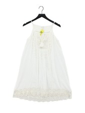 Monsoon Tank Midi Dress S in White