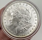 1884-O Morgan Silver Dollar Toned MS++