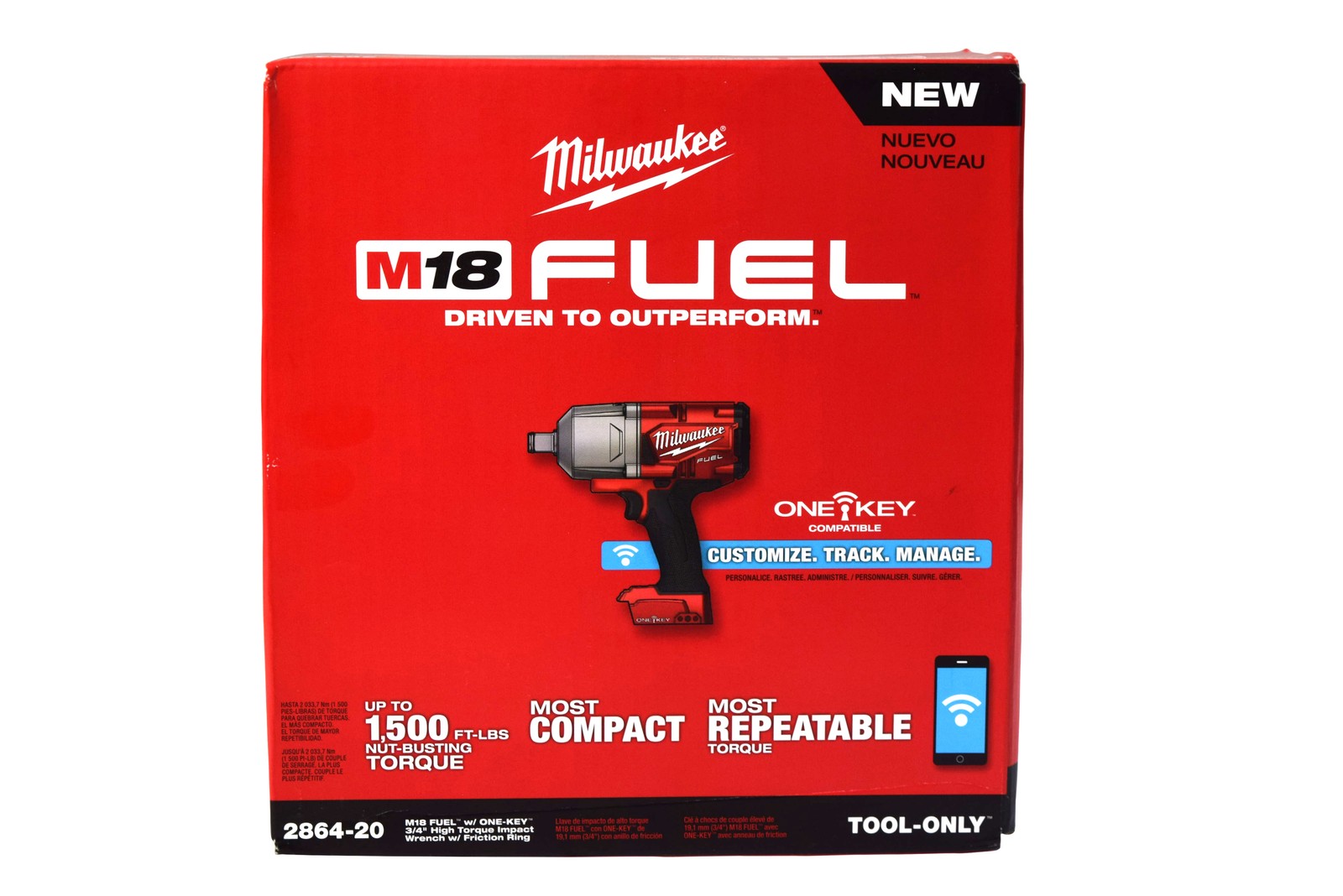 Milwaukee 2864-20 18V Cordless 3/4" Impact Wrench w/ Friction Ring (Tool Only)