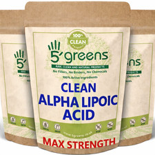 Alpha Lipoic Acid 600mg Capsules 99% ALA Strongest Extract 100% Clean