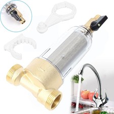 Spin Down Whole House Sediment Water Filter Pre-Filter System Garden Reusable