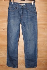 Levis 514 Jeans Boys Straight Stretch Med Wash Denim size 16 reg 28x30