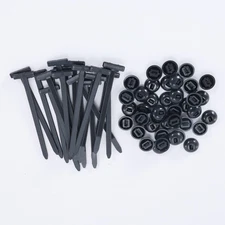 Universal Nylon Cable Tie Buckle - Heavy Duty Self-Locking Zip Tie Holde 100 PCS