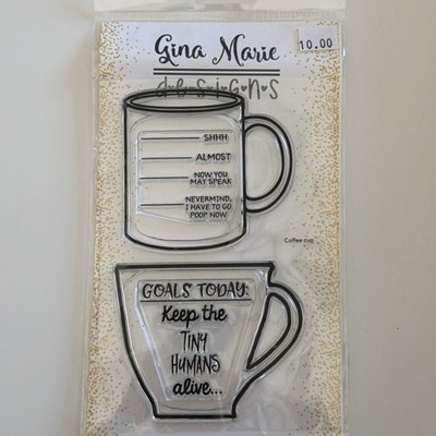 Gina Marie Designs Grinch Stamps coffee cup mug tea themed